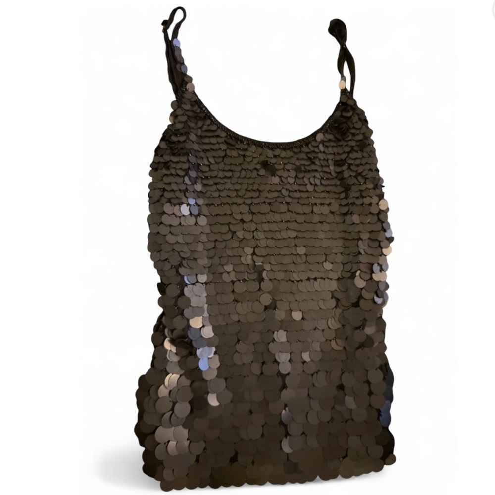 Sequin Sleeveless Top